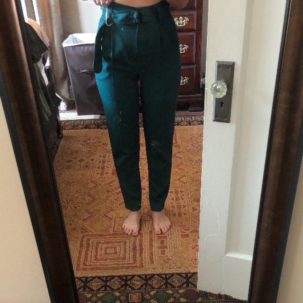 Akris Punto Green Slacks - Picture 9 of 9
